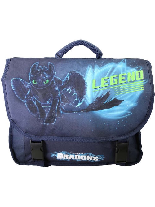 Cartable scolaire garçon Dragons 38 cm bleu 2 compartiments - Kiabi Cartable scolaire garçon Dragons 38 cm bleu 2 compartiments - Kiabi