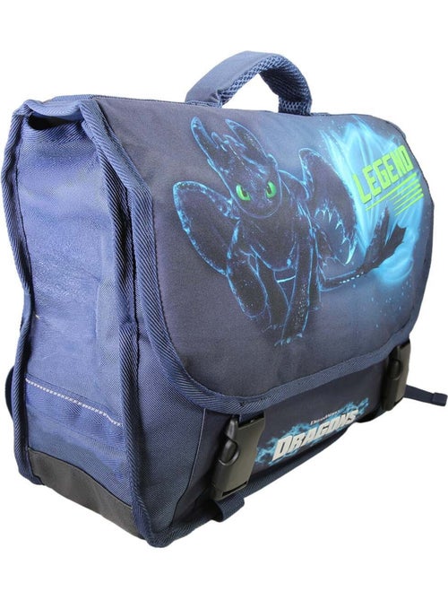 Cartable scolaire garçon Dragons 38 cm bleu 2 compartiments - Kiabi Cartable scolaire garçon Dragons 38 cm bleu 2 compartiments - Kiabi