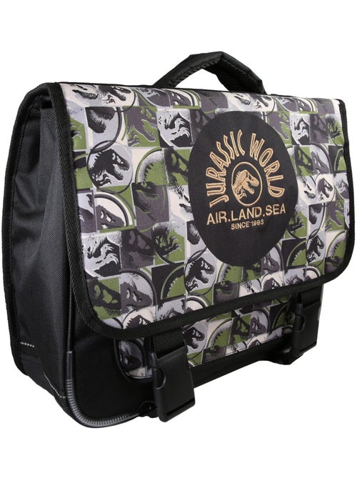 Cartable scolaire garçon Jurassic World 38 cm vert et gris 2 compartiments - Kiabi Cartable scolaire garçon Jurassic World 38 cm vert et gris 2 compartiments - Kiabi