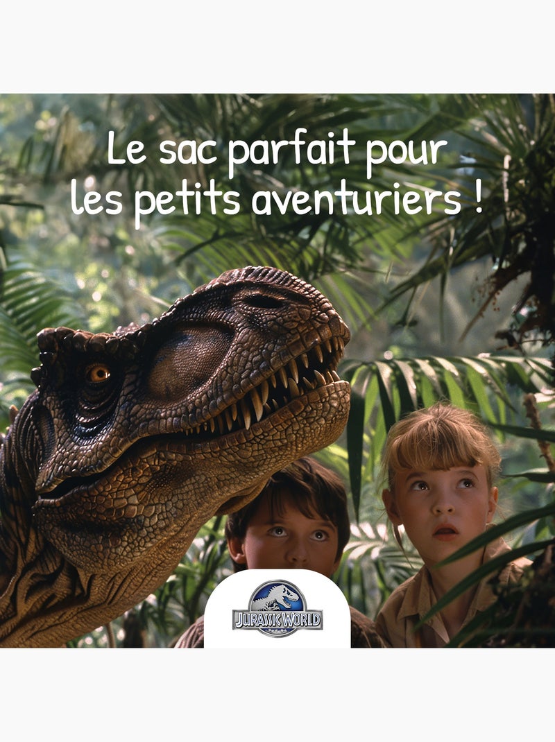 Cartable scolaire garçon Jurassic World 38 cm vert et gris 2 compartiments Multicolore - Kiabi