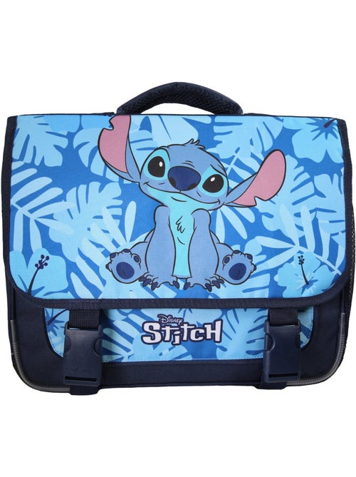 Cartable scolaire garçon Stitch 38 cm – 2 compartiments – Bleu - Kiabi
