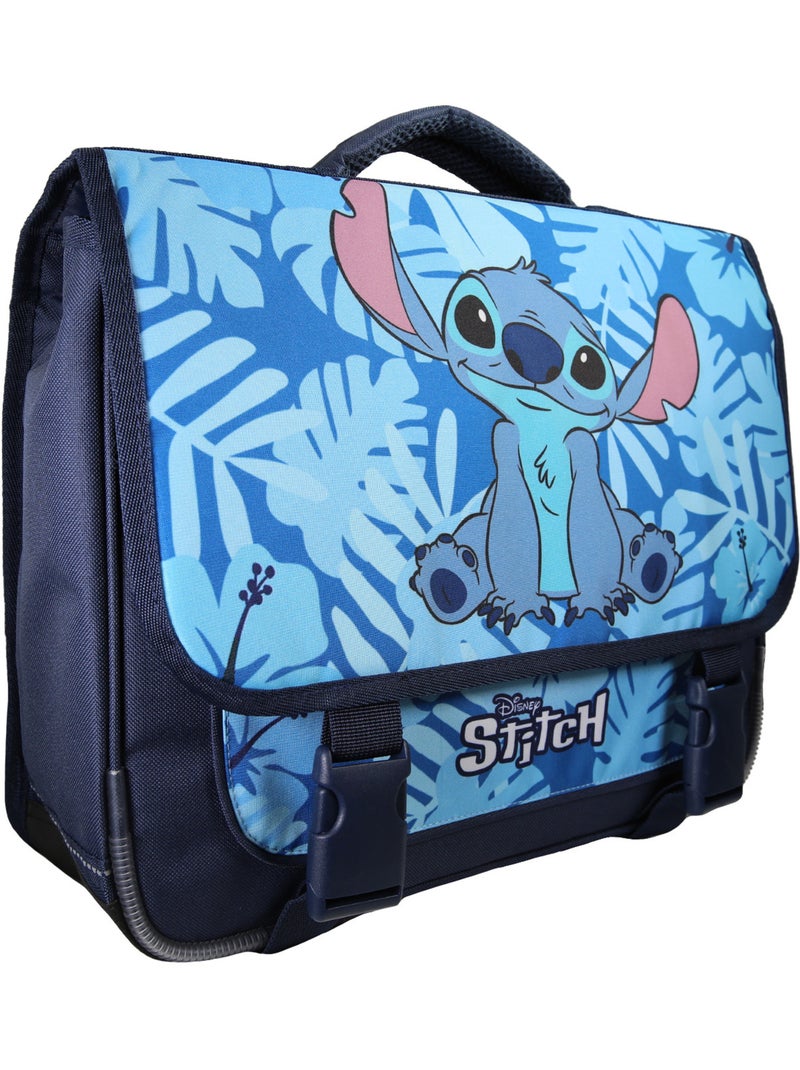Cartable scolaire garçon Stitch 38 cm – 2 compartiments – Bleu Bleu - Kiabi