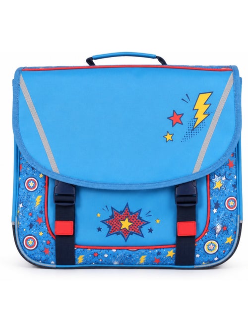 Cartable scolaire garçon Superman 38 cm bleu et rouge 2 compartiments - Kiabi Cartable scolaire garçon Superman 38 cm bleu et rouge 2 compartiments - Kiabi