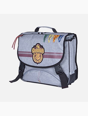 Cartable scolaire Harry Potter University 38 cm gris 2 compartiments