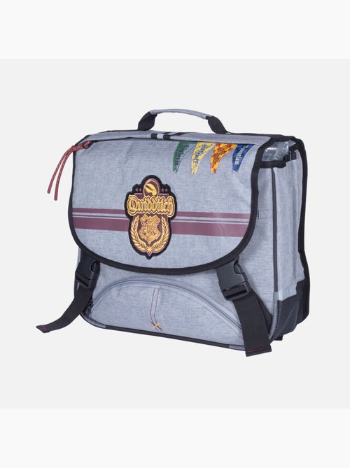 Cartable scolaire Harry Potter University 38 cm gris 2 compartiments - Kiabi