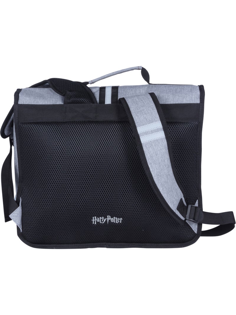 Cartable scolaire Harry Potter University 38 cm gris 2 compartiments Bleu marine - Kiabi