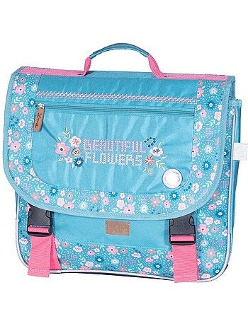 Cartable scolaire KIP 38 cm bandes réfléchissantes poches zippées