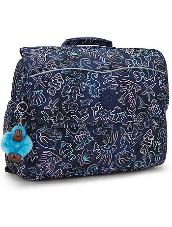 Cartable scolaire Kipling Codie M 'Disco Fish' 38 cm – format A4