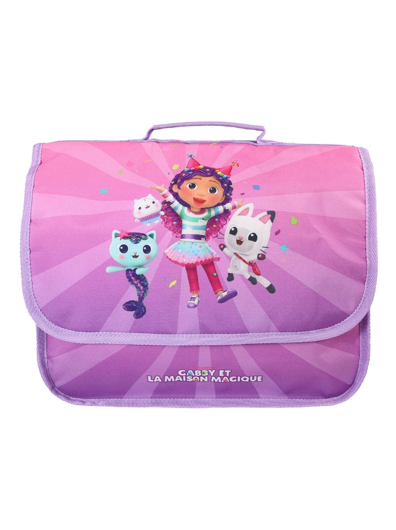 Cartable Scolaire Maternelle 32cm Gabby et La Maison Magique Violet 1 Compartiment  -  Bagtrotter Violet - Kiabi