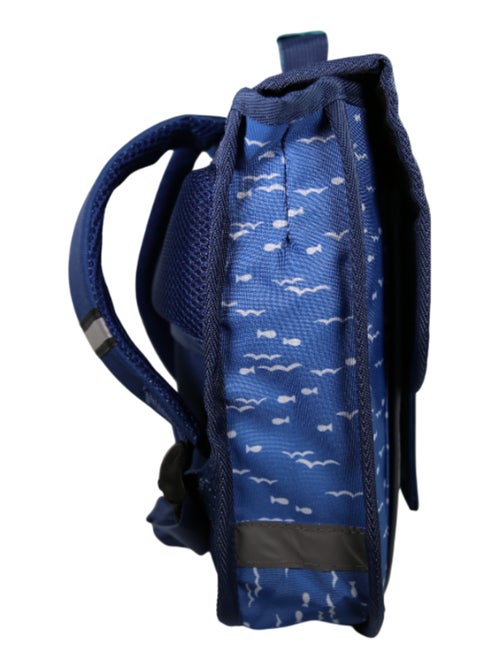 Cartable Scolaire Maternelle Océan 28cm - Bleu - 1 compartiment - Bodypack - Kiabi