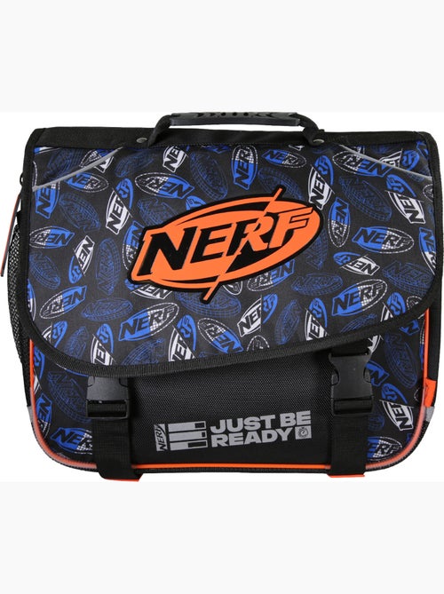 Cartable scolaire NERF Off Screen 38 cm noir et orange 2 compartiments - Kiabi Cartable scolaire NERF Off Screen 38 cm noir et orange 2 compartiments - Kiabi