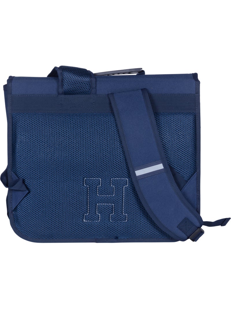 Cartable scolaire primaire 38 cm 2 compartiments HARVARD UNIVERSITY bleu marine Bleu marine - Kiabi