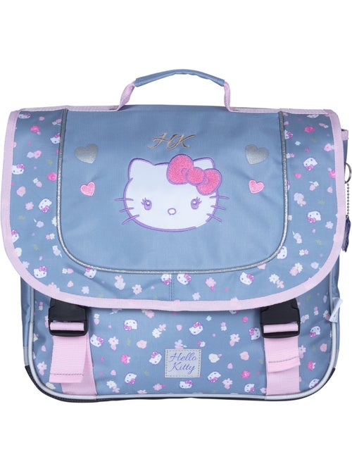 Cartable scolaire primaire 38 cm 2 compartiments HELLO KITTY Delicate Flowers bleu rose - Kiabi Cartable scolaire primaire 38 cm 2 compartiments HELLO KITTY Delicate Flowers bleu rose - Kiabi