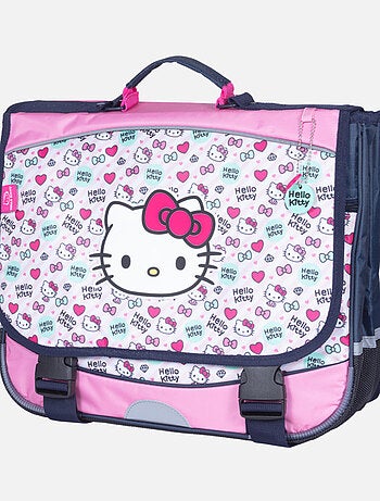 Cartable scolaire primaire 38 cm 2 compartiments HELLO KITTY Lovely rose
