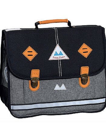 Cartable scolaire primaire 38 cm POIDS PLUME Newlight noir gris