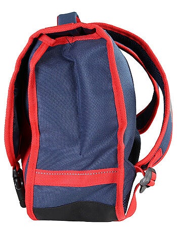 Cartable Scolaire Primaire 38cm Cars Rouge et Bleu Marine 2 Compartiments - Bagtrotter