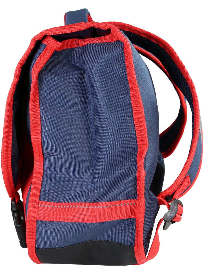 Cartable Scolaire Primaire 38cm Cars Rouge et Bleu Marine  2 Compartiments - Bagtrotter Bleu marine - Kiabi
