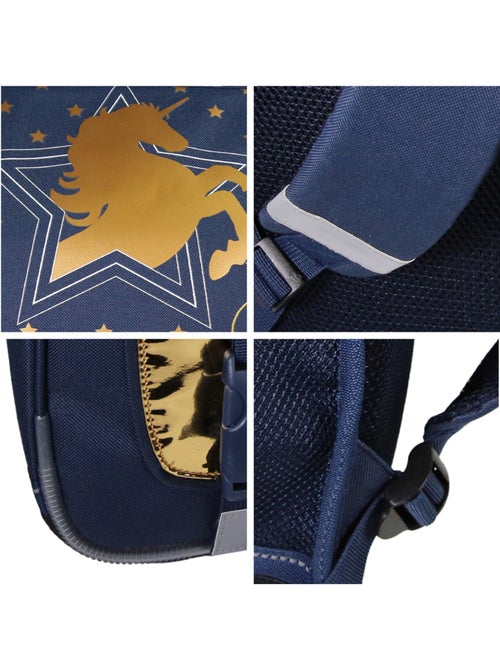 Cartable Scolaire Primaire 38cm Cybel Bleu Marine 2 Compartiments - Bagtrotter - Kiabi Cartable Scolaire Primaire 38cm Cybel Bleu Marine 2 Compartiments - Bagtrotter - Kiabi