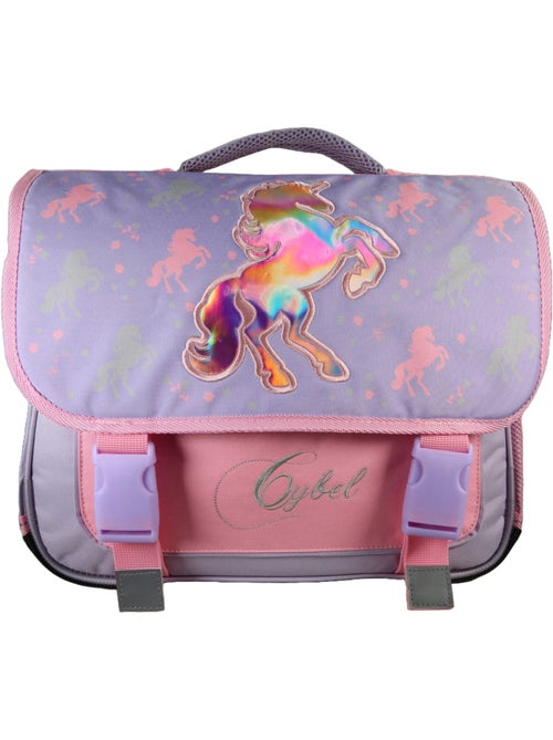 Cartable Scolaire Primaire 38cm Cybel Violet 2 Compartiments - Bagtrotter - Kiabi