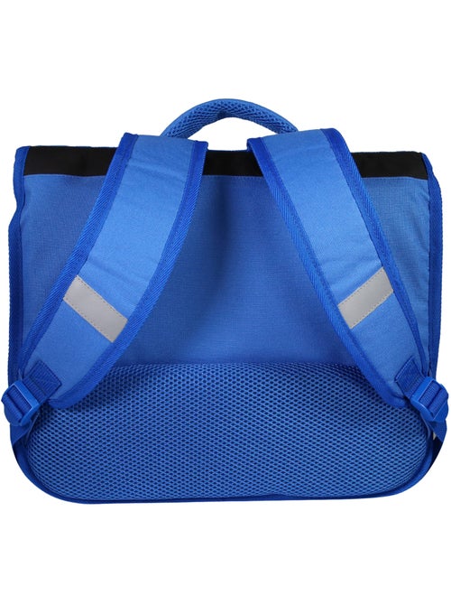 Cartable Scolaire Primaire 38cm Jurassic World Noir et Bleu  2 Compartiments Bagtrotter - Kiabi