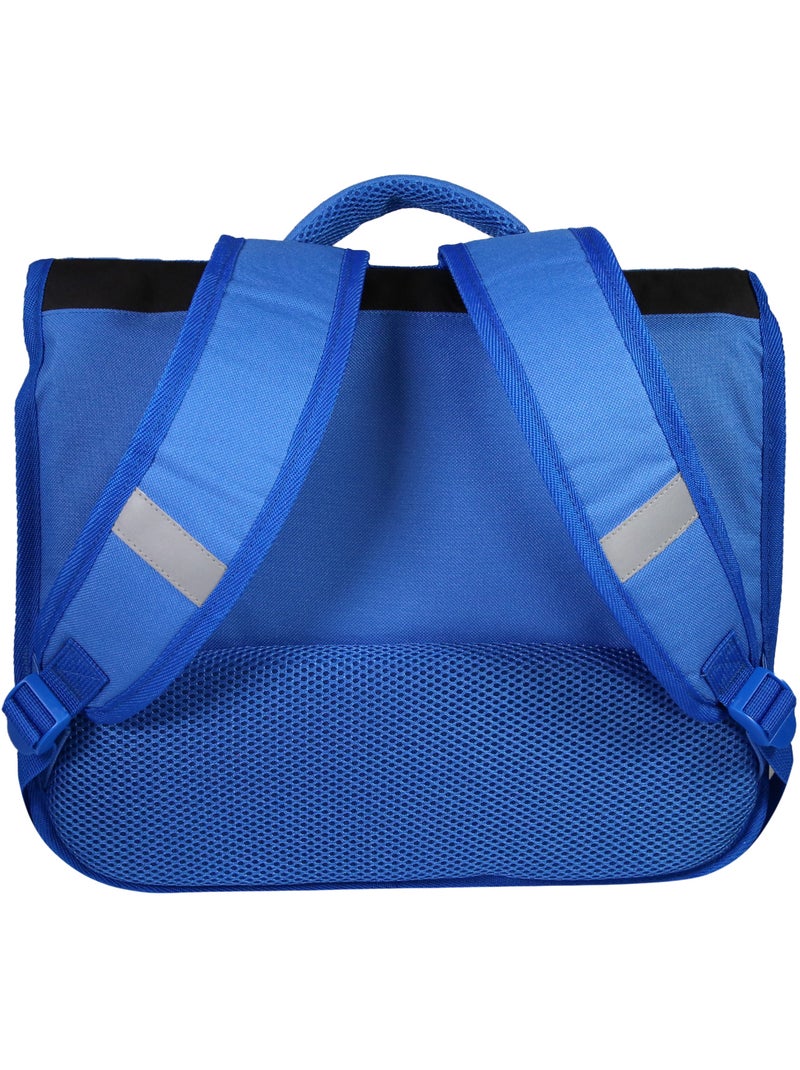 Cartable Scolaire Primaire 38cm Jurassic World Noir et Bleu  2 Compartiments Bagtrotter Noir - Kiabi