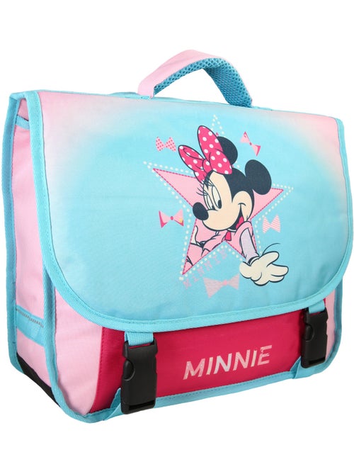 Cartable Scolaire Primaire 38cm Minnie Rose  2 Compartiments - Bagtrotter - Kiabi