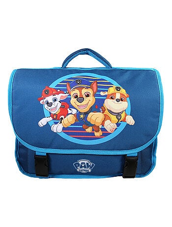 Cartable Scolaire Primaire 38cm Pat'Patrouille Bleu 2 Compartiments - Bagtrotter