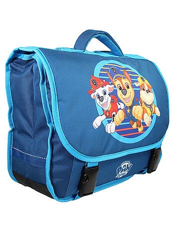 Cartable Scolaire Primaire 38cm Pat'Patrouille Bleu 2 Compartiments - Bagtrotter