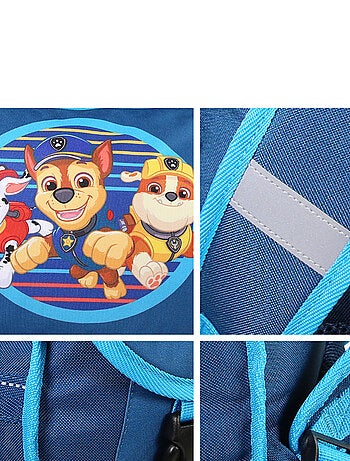 Cartable Scolaire Primaire 38cm Pat'Patrouille Bleu 2 Compartiments - Bagtrotter