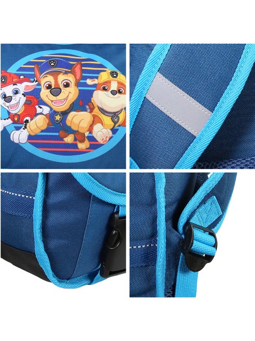 Cartable Scolaire Primaire 38cm Pat'Patrouille  Bleu  2 Compartiments - Bagtrotter - Kiabi