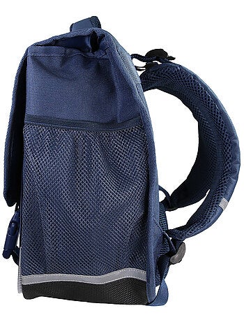 Cartable Scolaire Primaire 38cm Phileas - Papillon Bleu Marine 2 Compartiments - Bagtrotter