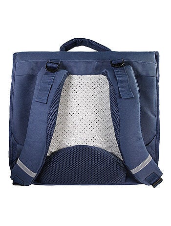 Cartable Scolaire Primaire 38cm Phileas - Papillon Bleu Marine 2 Compartiments - Bagtrotter