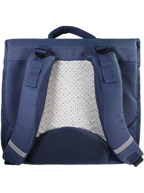 Cartable Scolaire Primaire 38cm Phileas - Papillon Bleu Marine  2 Compartiments - Bagtrotter - Kiabi