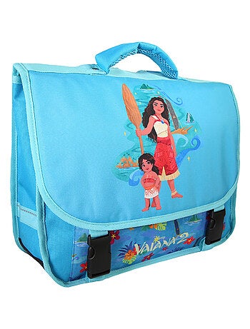 Cartable Scolaire Primaire 38cm Vaiana Disney Bleu 2 Compartiments Bagtrotter