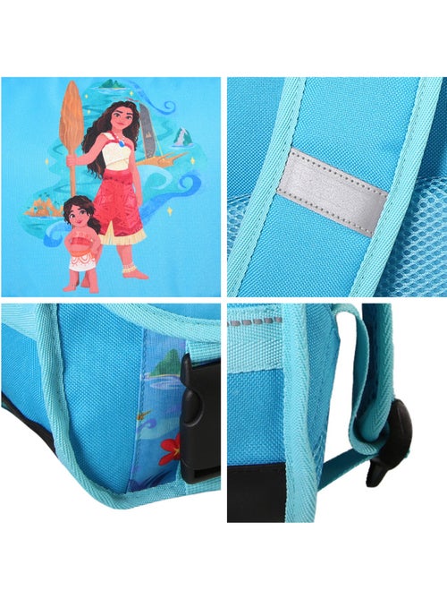 Cartable Scolaire Primaire 38cm Vaiana Disney Bleu  2 Compartiments Bagtrotter - Kiabi