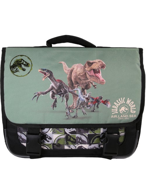 Cartable scolaire réversible garçon Jurassic World 38 cm vert 2 compartiments - Kiabi Cartable scolaire réversible garçon Jurassic World 38 cm vert 2 compartiments - Kiabi