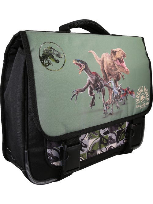 Cartable scolaire réversible garçon Jurassic World 38 cm vert 2 compartiments - Kiabi Cartable scolaire réversible garçon Jurassic World 38 cm vert 2 compartiments - Kiabi