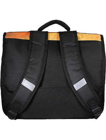 Cartable scolaire Star Wars 38 cm garçon noir et orange 2 compartiments