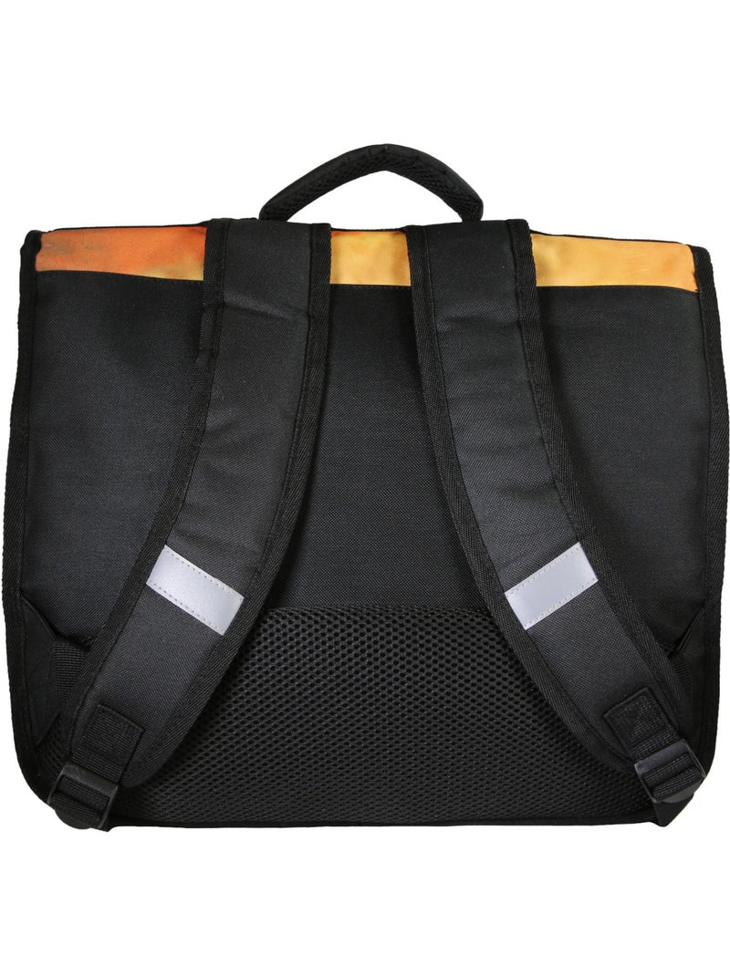 Cartable scolaire Star Wars 38 cm garçon noir et orange 2 compartiments Multicolore - Kiabi
