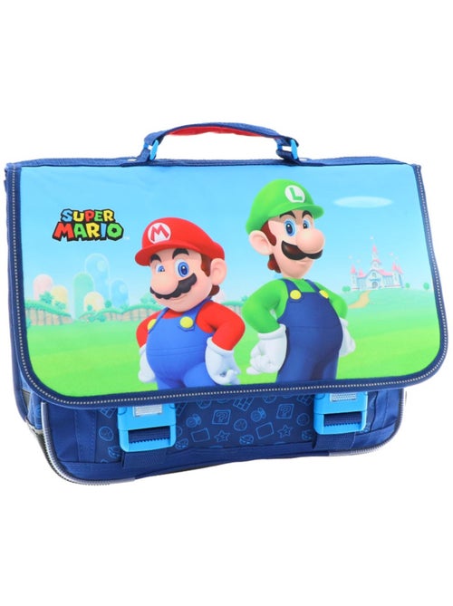 Cartable scolaire Super Mario en tissu synthétique imprimé - Kiabi