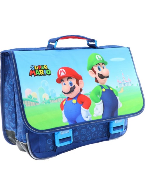 Cartable scolaire Super Mario en tissu synthétique imprimé - Kiabi