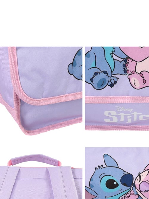Cartable Stitch 32 cm rose maternelle 1 compartiment  – bagtrotter - Kiabi