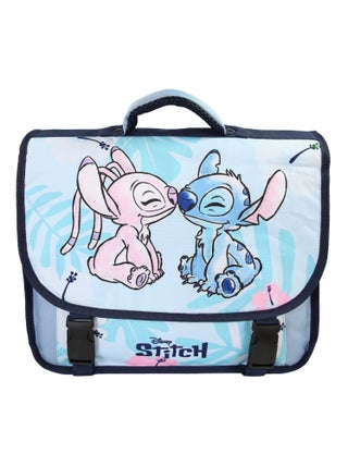 Cartable Stitch 38 cm bleu 2 compartiments école primaire – bagtrotter