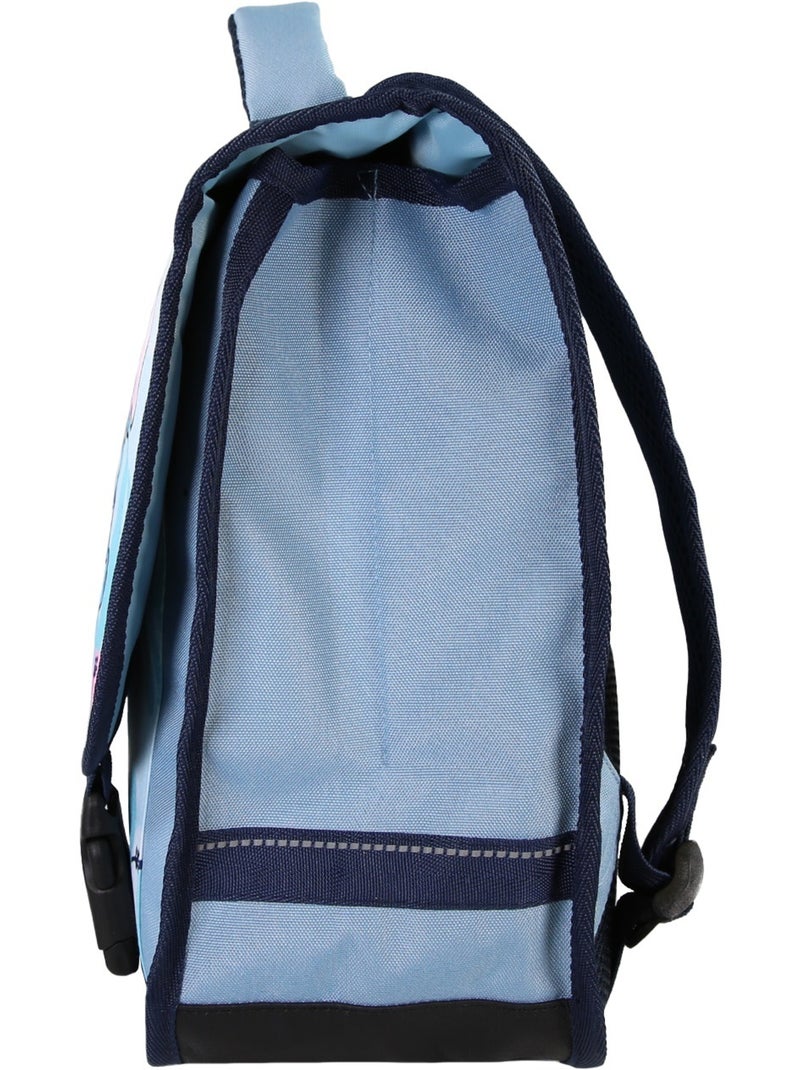Cartable Stitch 38 cm bleu 2 compartiments école primaire – bagtrotter Bleu - Kiabi