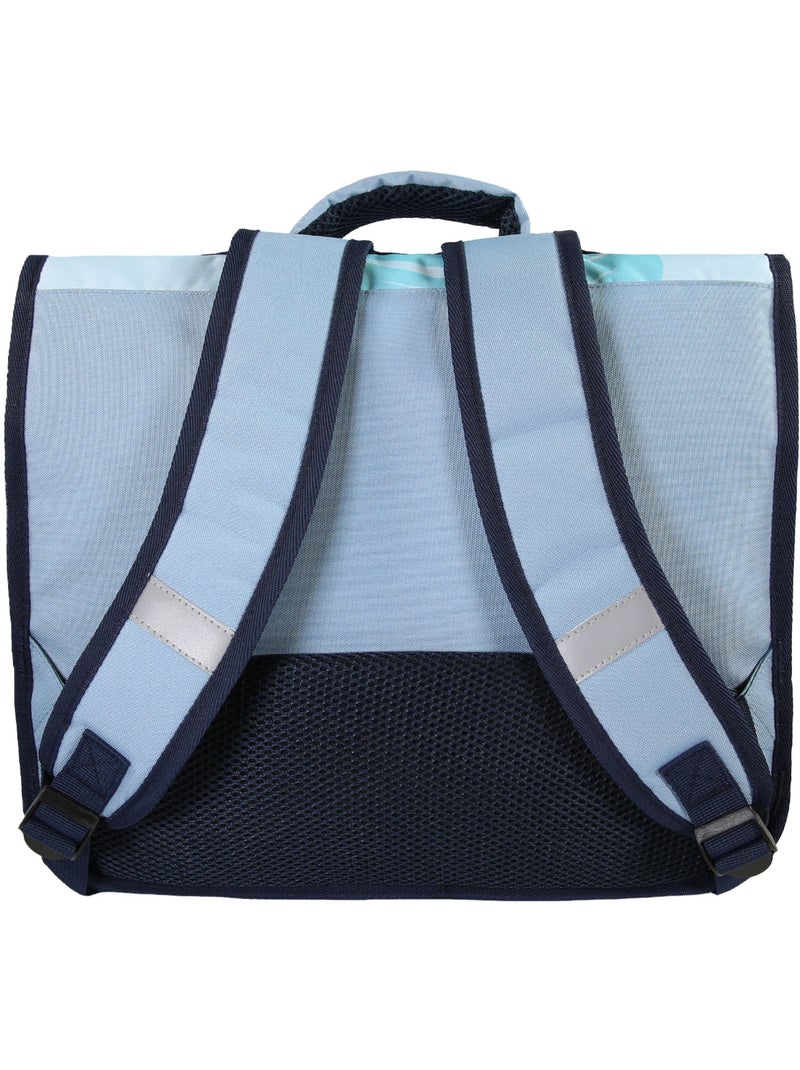 Cartable Stitch 38 cm bleu 2 compartiments école primaire – bagtrotter Bleu - Kiabi