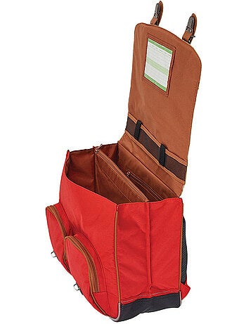 Cartable Tann's Arthur 41 cm polyester recyclé détails réfléchissants