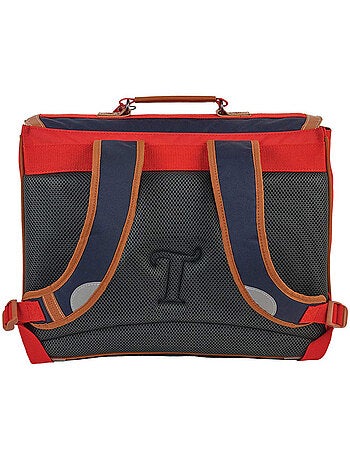 Cartable Tann's Arthur 41 cm polyester recyclé détails réfléchissants