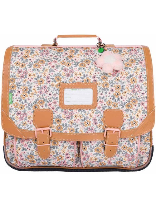Cartable Tann’s Héloïse 41 cm Secret Garden à 2 compartiments réfléchissants - Kiabi