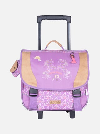 CARTABLE TROLLEY  38CM STALLA BIANCA FLOWER