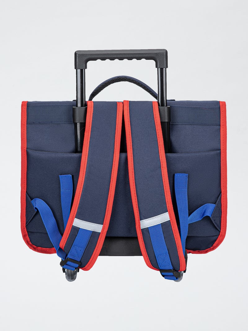 Cartable trolley 'Sonic' Bleu - Kiabi
